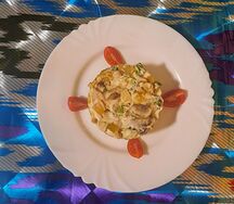 Теплый салат Самарканд
