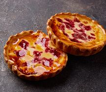 Мини-сметанник с малиной