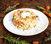 Салат Оливье The Slim с куриной грудкой
