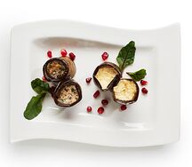 Рулетики из баклажанов