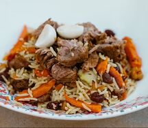 Узбекский плов с говядиной