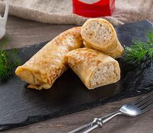 Блины с мясом