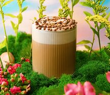 Латте Милки вэй с шоколадными криспи