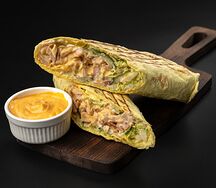 Шаверма сырная с курицей
