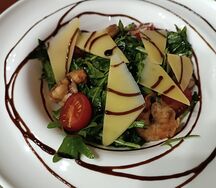 Руккола с креветками