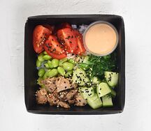 Поке с курицей и терияки