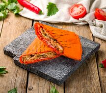 Шаурма в сырном лаваше