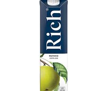 Сок Rich яблоко осветленный