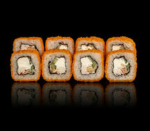 Жареный ролл с крабом