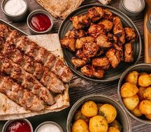 Сет №8 Люля и шашлык с гарниром