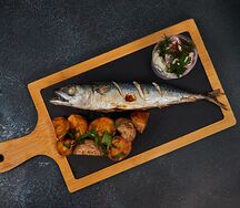 Скумбрия на мангале