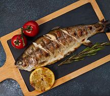 Форель на углях 