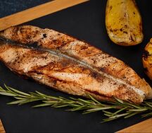 Семга на мангале 