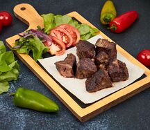 Шашлык из говяжей печени