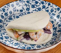 С креветкой и сгущенкой-васаби