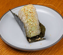 С креветкой и соусом васаби