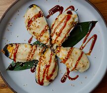 Запечённые мидии XL