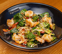 Азиатский с креветками и грибами шиитаке