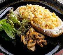 Скрэмбл с грибами