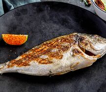 Дорадо на гриле