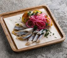 Сельдь с картофелем