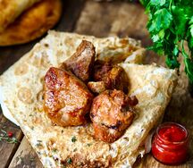 Шашлык из cвинoй шейки