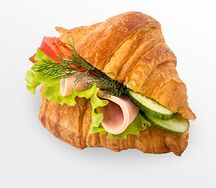 Круассан с ветчиной