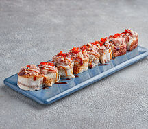 Острый ролл с лакедрой и угрем