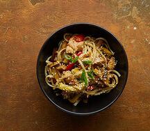 Удон с курицей