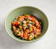 Курица с рисом и овощами