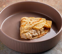 Блинчик с грибами в сливках