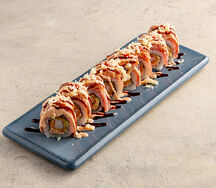 Кранч креветка, авокадо, краб, тунец