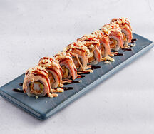 Кранч креветка, авокадо, краб, тунец