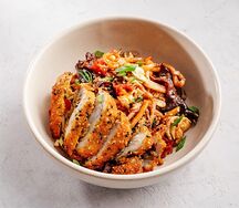 Удон с цыпленком катсу