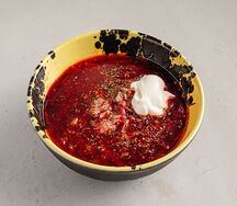 Борщ с растомленной говядиной