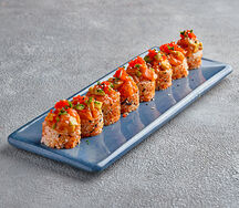 Острый ролл с тар таром из лосося