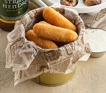 Сырно-картофельные крокеты с соусом тартар