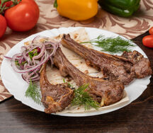 Шашлык из бараньей корейки