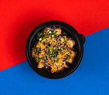 Жареный рис с креветками