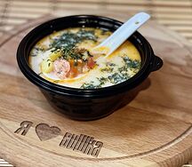 Рыбный суп с форелью