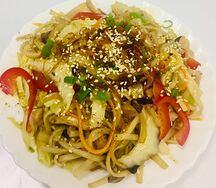 Удон с курицей