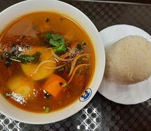 Бо шот ванг с рисом