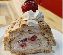 Меренговый рулет