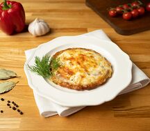 Куриная котлета с грибами