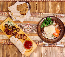 Гриль-ланч с шашлыком