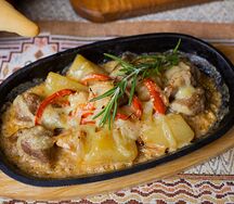 Мясная сковородка