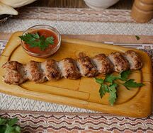 Люля-кебаб из курицы с сыром