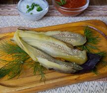 Шашлык из баклажанов