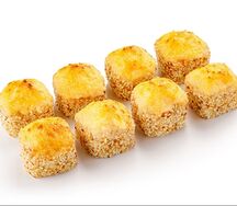 Запечённый лосось в кунжуте