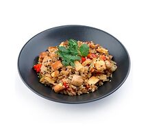 Японский плов с курицей